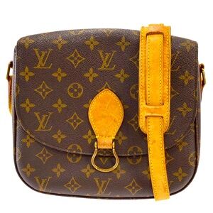 AUTH LOUIS VUITTON SAINT CLOUD GM SHOULDER BAG MONOGRAM